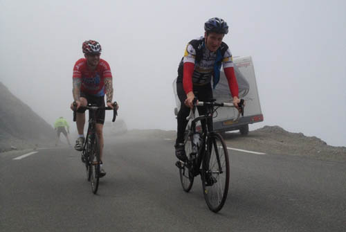 Brendan & Dave at the Tourmalet